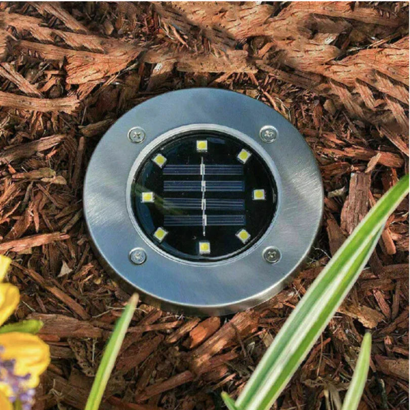 Skorter | Solar Ground Lights – Weatherproof Outdoor LED Pathway Lighting Powered