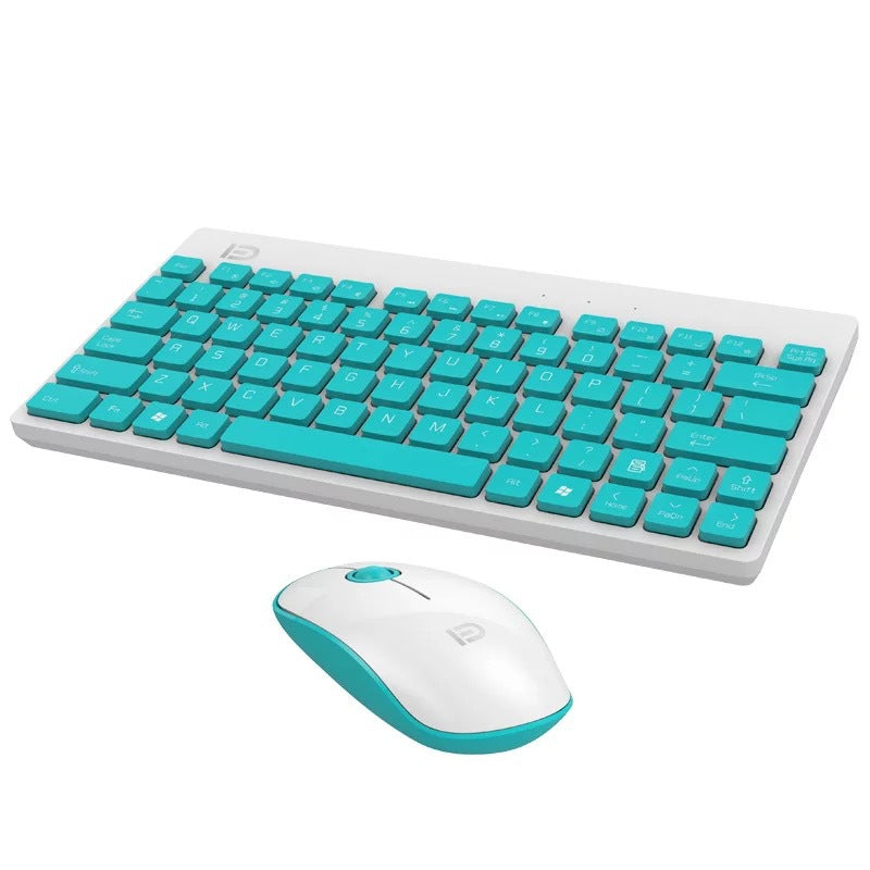 Skorter | 2.4GHz Ultrathin Portable Wireless Keyboard and Mouse Combo With Multimedia Shortcuts, Long Battery Life & Ergonomic Design
