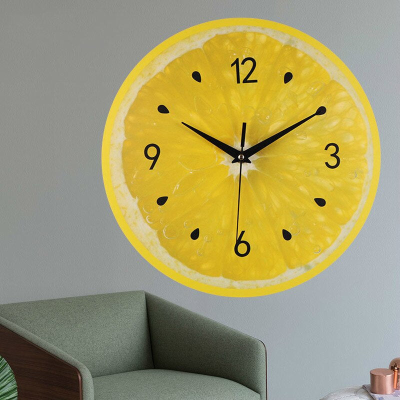 Skorter | LemonTime - Fruity Wall Clock for a Refreshing Kitchen