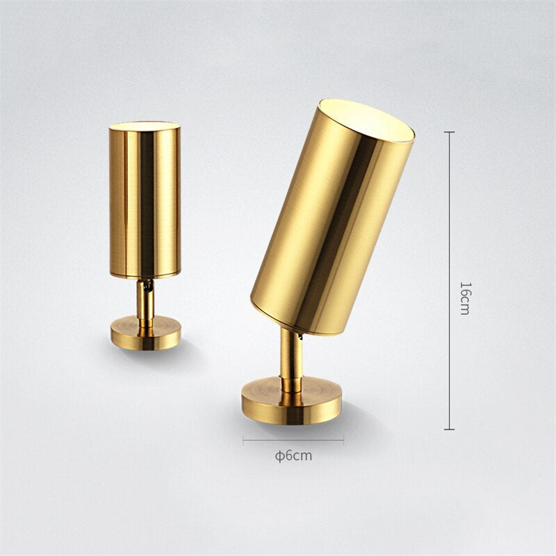 Skorter | Nordic Brass Gold Spotlight - 5W/10W Led -Lamp