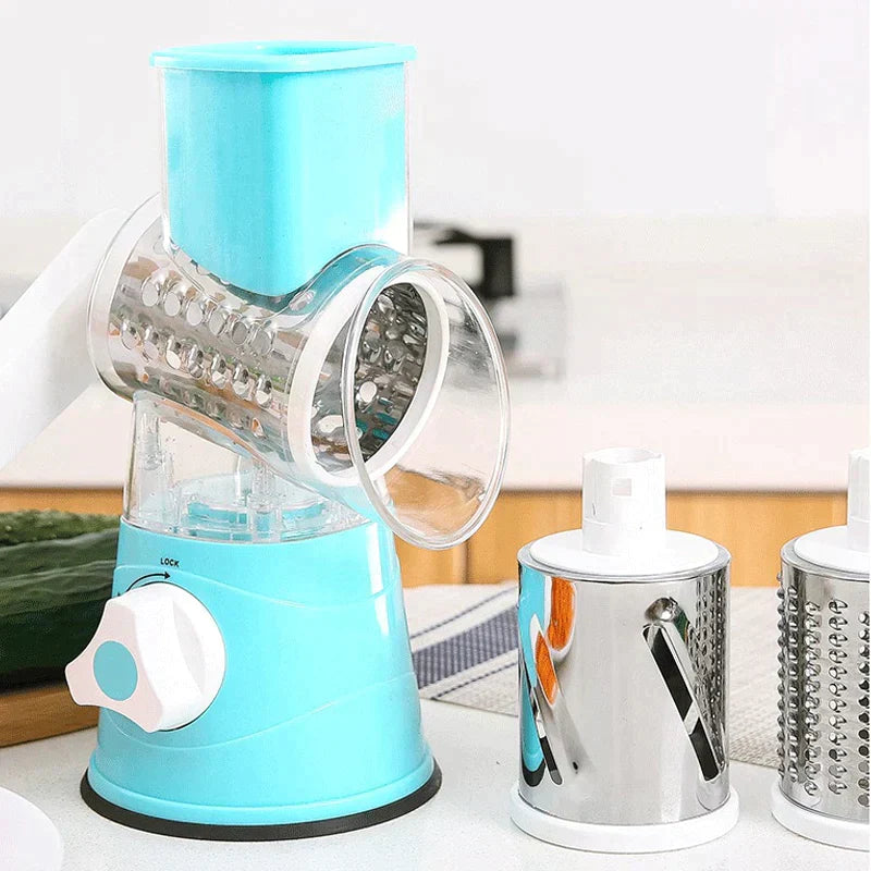 skorter | 3 In 1 Rotating Cheese Grater Vegetable Cutter