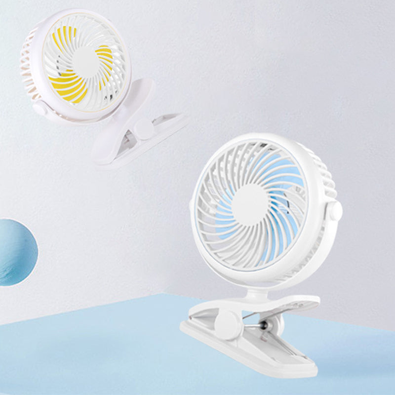 Skorter | Portable Clamp Fan with 360° Rotation – USB & Rechargeable Battery