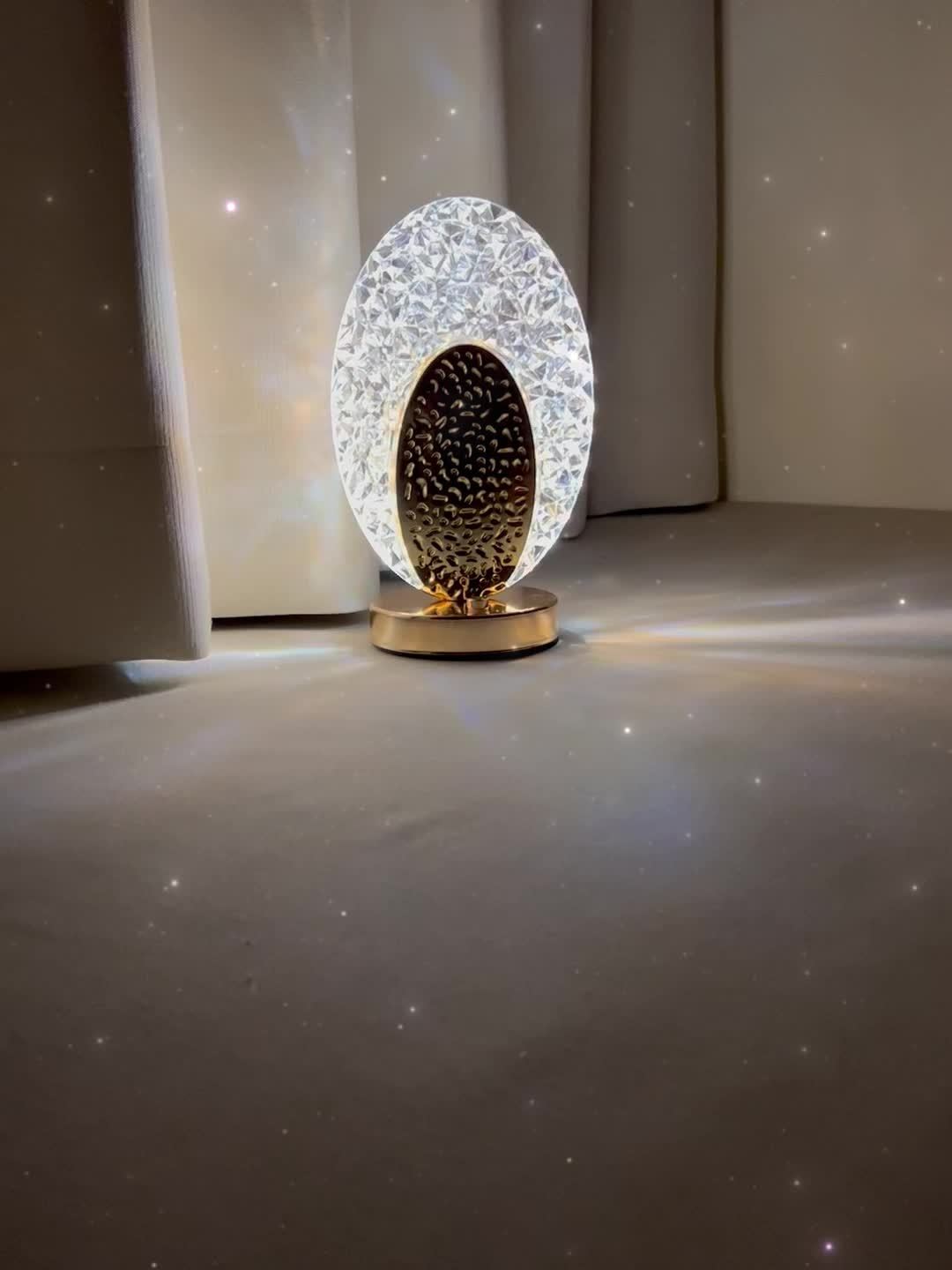 Skorter | FeatherLamp - USB Touch Table Lamp with Peacock Feather Design, Infinite Dimmable LED Light