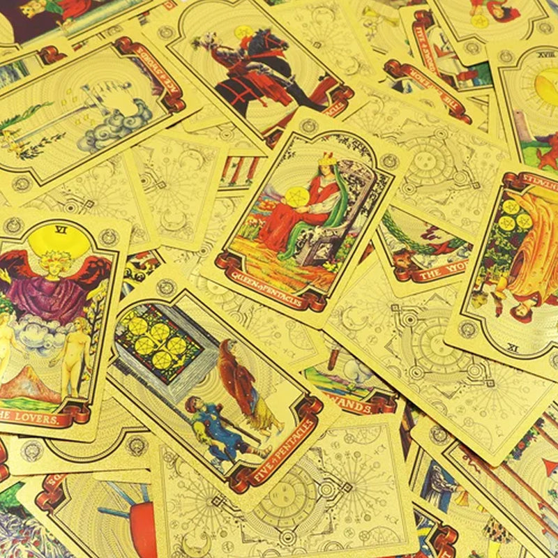 Skorter | Explore the Mystical World of Tarot Gold Foil Tarot