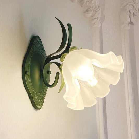 Skorter | LED Lily of the Valley Flower Wall Lamp - Decorative Floral Light Fixture for Living Room & Bedroom Decor