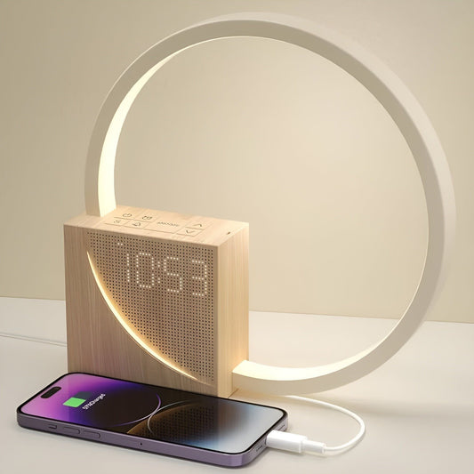 Skorter | Smart Snooze – Sunrise Simulation Alarm Clock with Dimmable Touch Lamp & Soothing Sounds