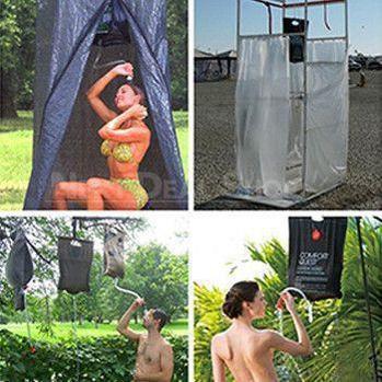 Skorter | 5 Gallon Solar Heated Shower Bag - Ideal for Traveling, Hiking, Backpacking, and Camping!