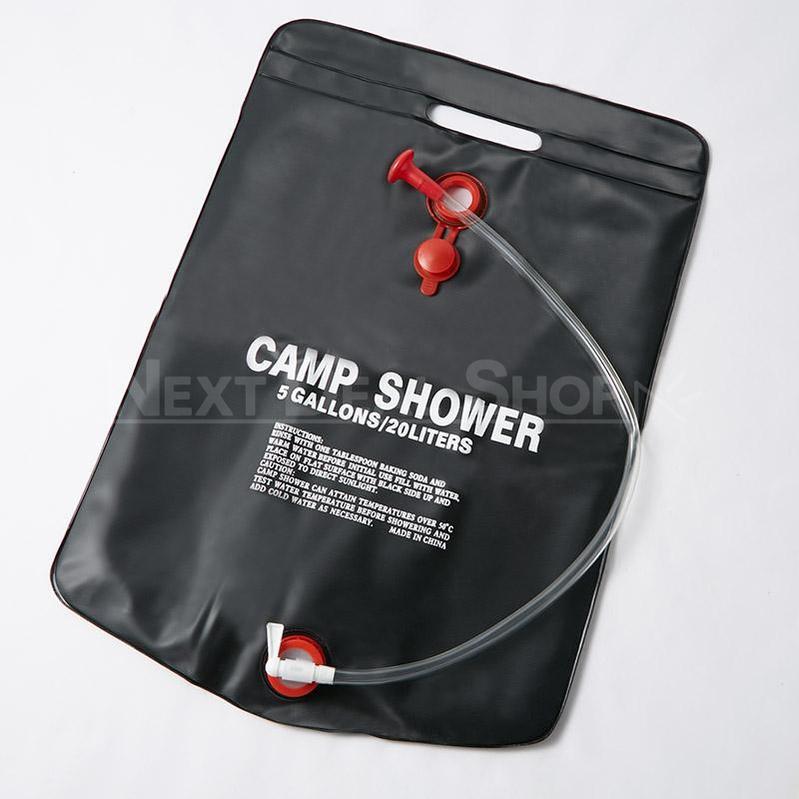 Skorter | 5 Gallon Solar Heated Shower Bag - Ideal for Traveling, Hiking, Backpacking, and Camping!