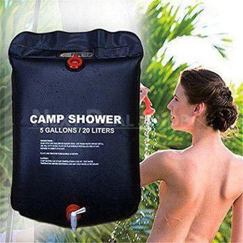 Skorter | 5 Gallon Solar Heated Shower Bag - Ideal for Traveling, Hiking, Backpacking, and Camping!