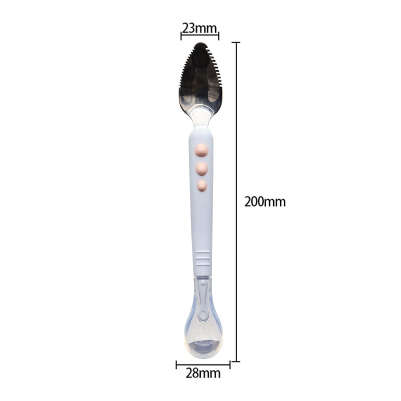 Skorter | Baby Double Head Scraping Fruit Spoon