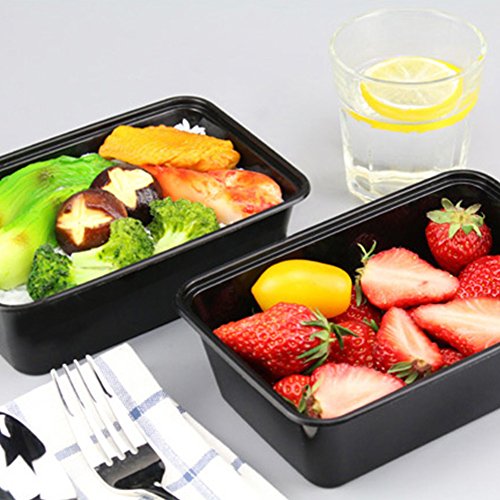 Skorter | 100 Piece: Meal Prep Reusable Containers - BPA-Free - Bento Insulated Lunch Boxes