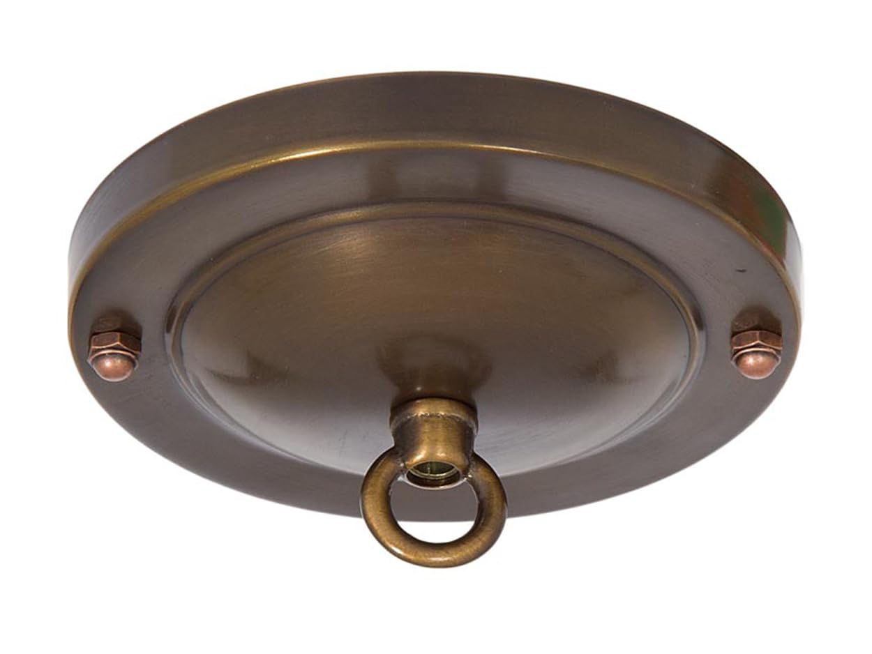 Skorter | B&P Lamp® Antique Brass Ceiling Box & Accessories Kit - Full Kit With Matching Finish