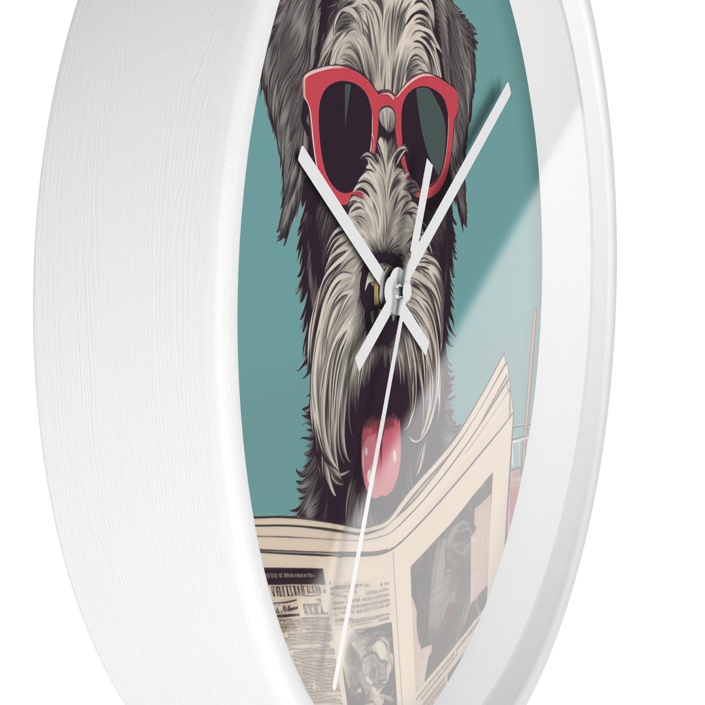 Skorter | Reading Newspaper Wall clock