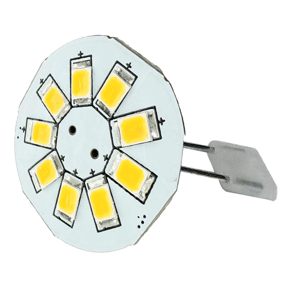 Skorter | Lunasea G4 Back Pin 0.9" Led Light - Warm White, Plastic, Ideal For Marine Lighting