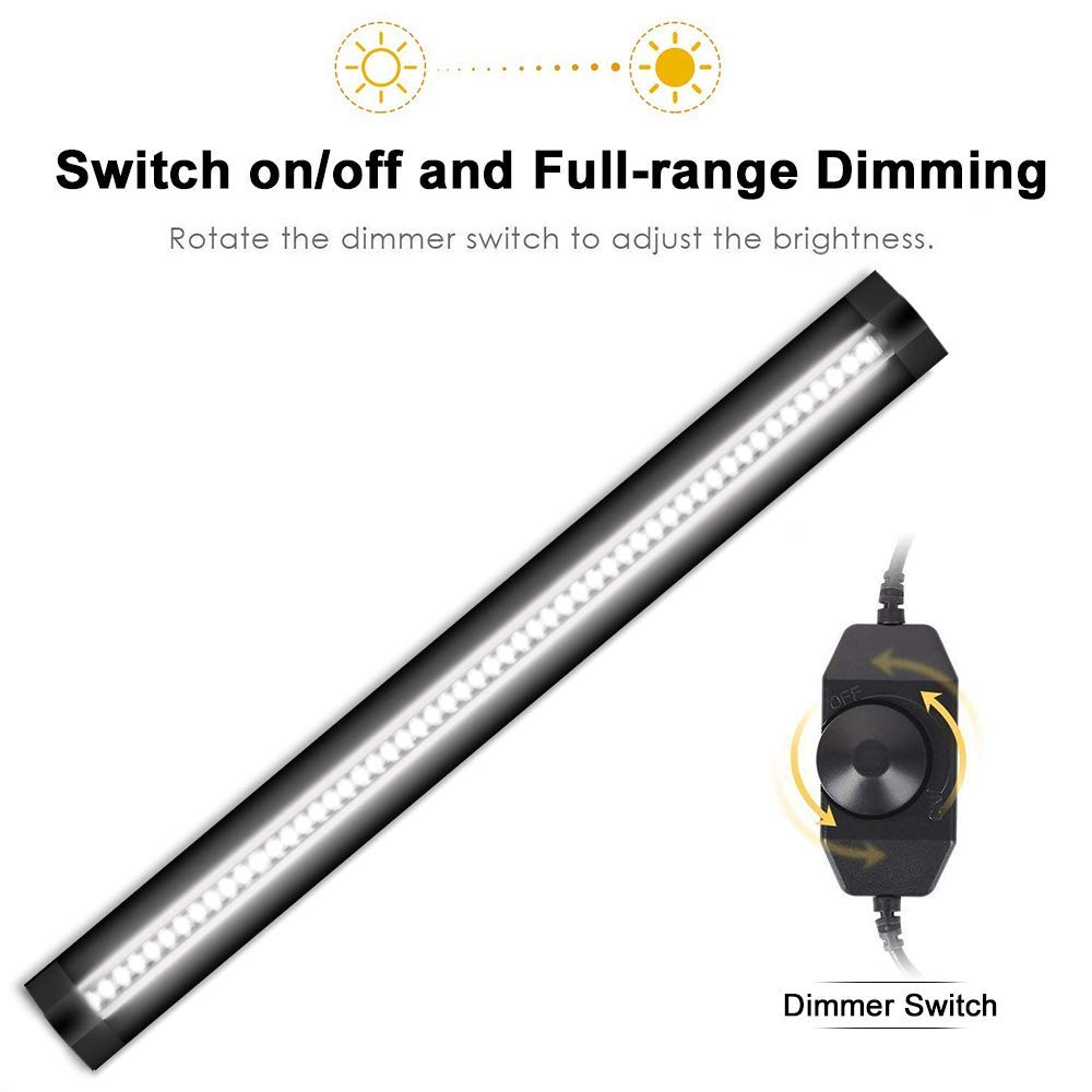 Skorter | Inshareplus 3 Pack Dimmable Led Under Cabinet Lighting, 4500K Natural White, Ultra Thin, 450 Lumen