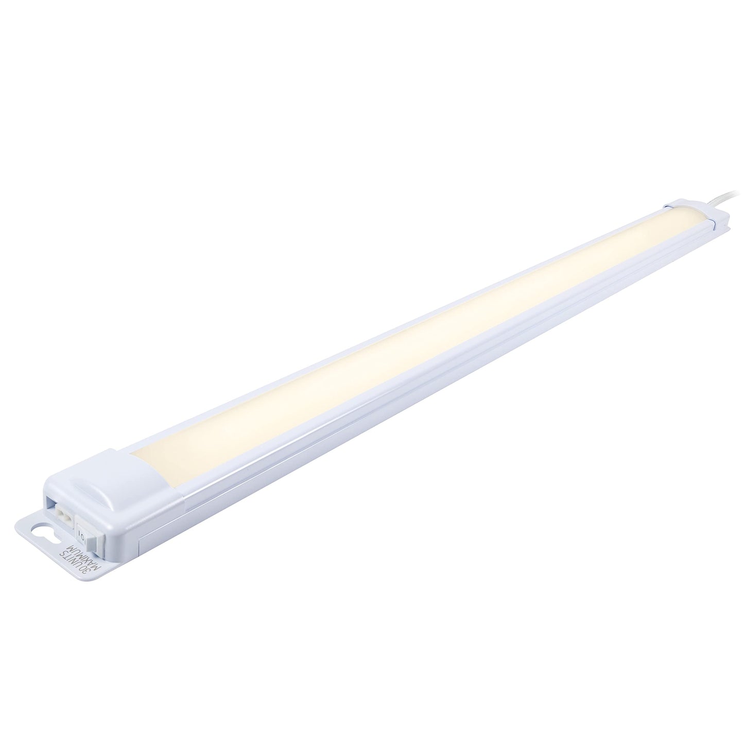 Skorter | Enbrighten 24" Led Under Cabinet Light, 803 Lumen, 3000K Warm White, Switchable, Plastic