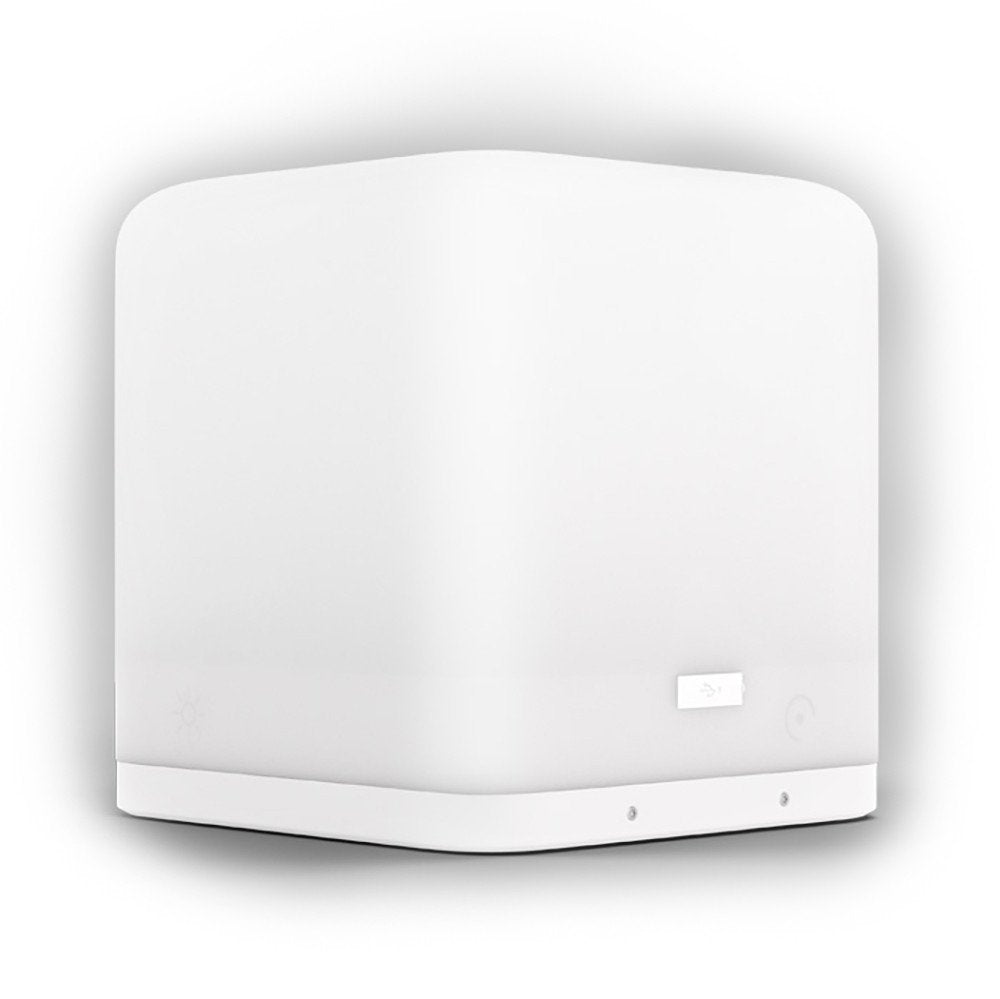 Skorter | Moodx Wireless Atmosphere Lamp By Rapidx - White Plastic Led Lamp For Home Decoration