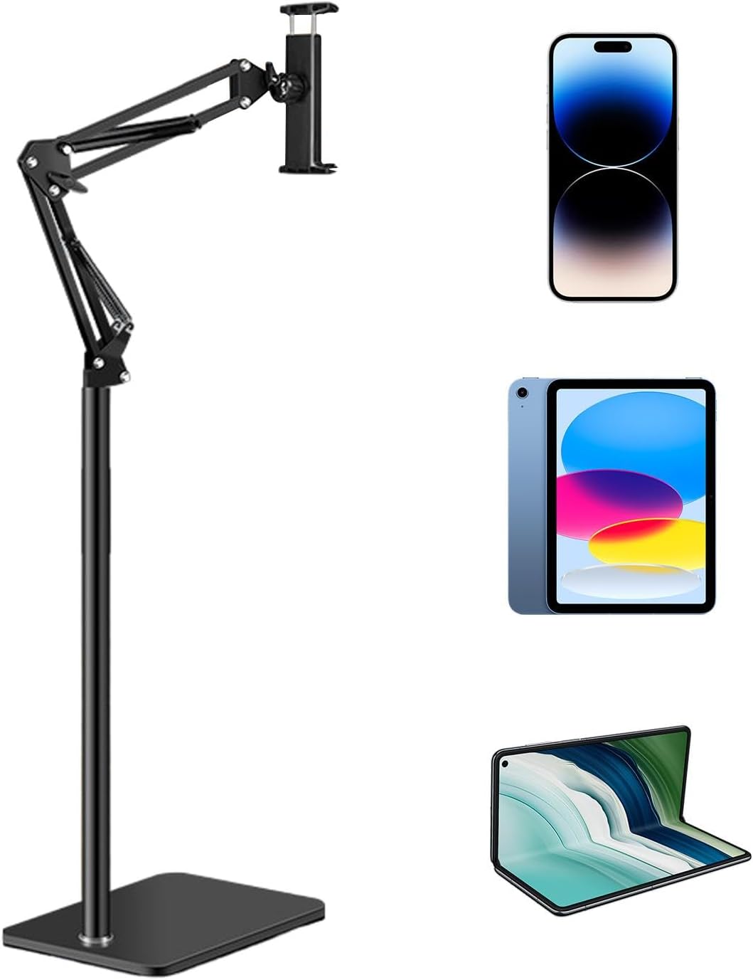Skorter | Adjustable 360° Phone and Tablet Floor Stand – Movira