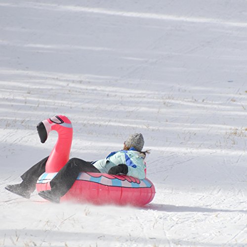 Skorter | GoFloats Winter Snow Tube - The Ultimate Sled (Choose from Unicorn, Ice Dragon, Polar Bear, Penguin, Flamingo)
