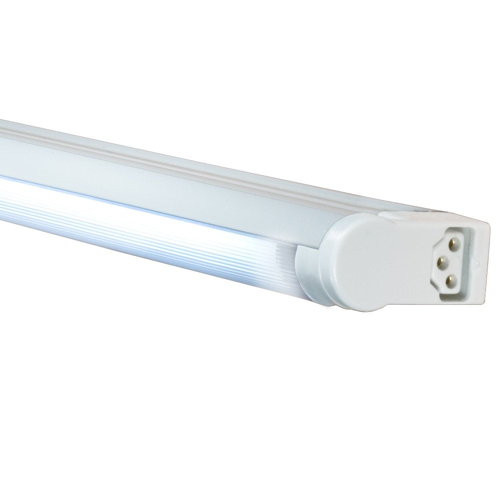 Skorter | Jesco Lighting Sleek Plus 8W T5 Light Fixture, 3500K, White Finish, Adjustable, 12.5