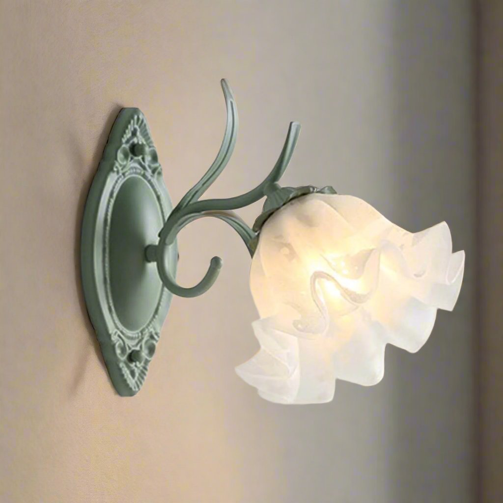 Skorter | LED Lily of the Valley Flower Wall Lamp - Decorative Floral Light Fixture for Living Room & Bedroom Decor