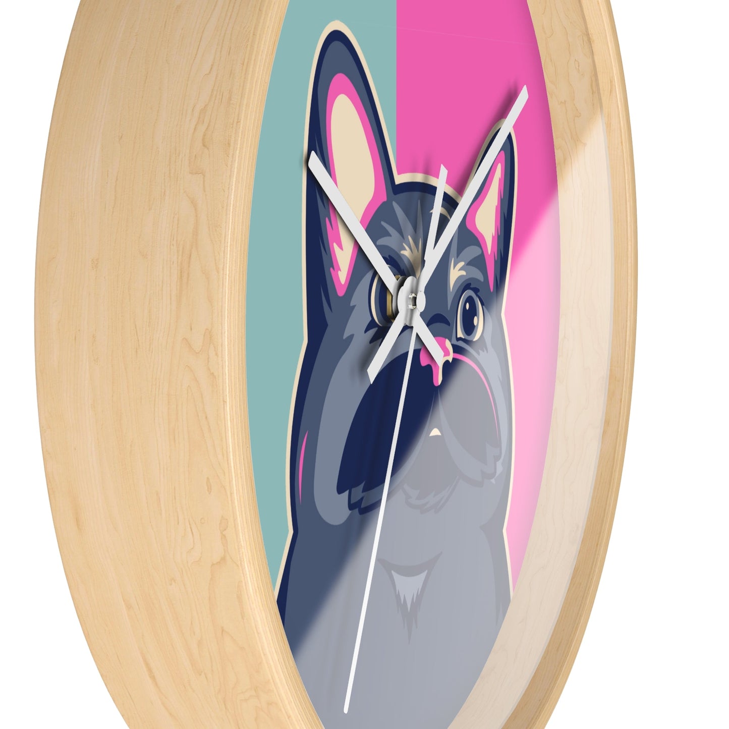 Skorter | Cat Color Block Wall clock
