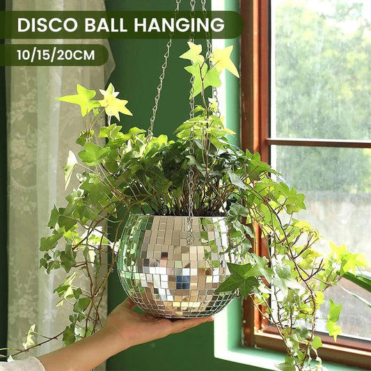 Skorter | Disco Ball Hanging Planter