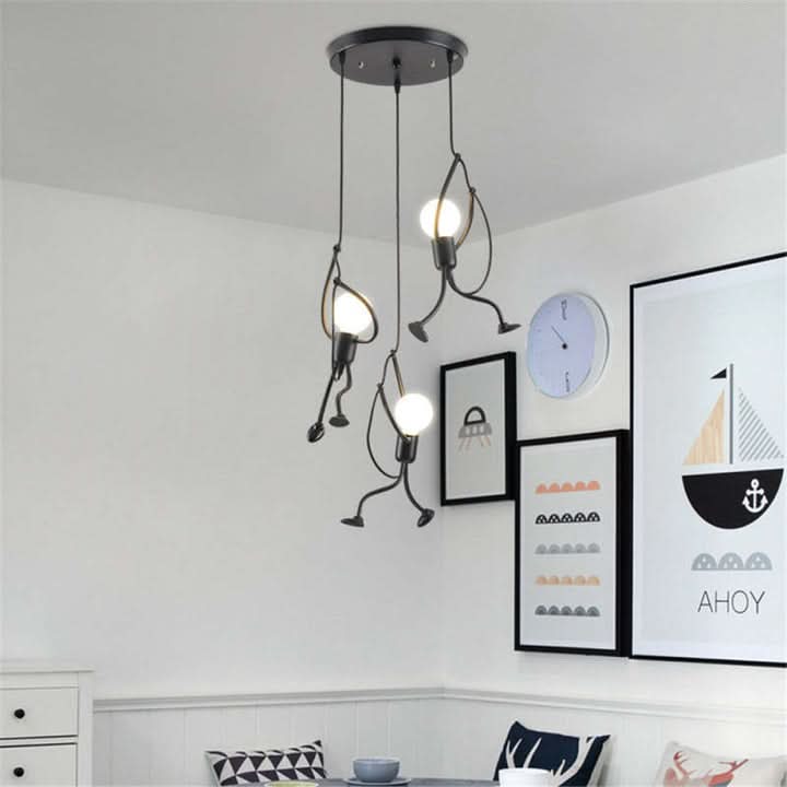 Skorter | Cheerful Doll-Shaped Adjustable Pendant Light