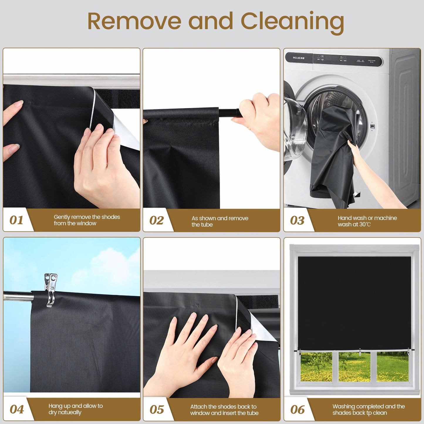 Skorter | 1 Pc Darkening Curtains - Portable Window Covering for Travel, Bedroom and Night Workers