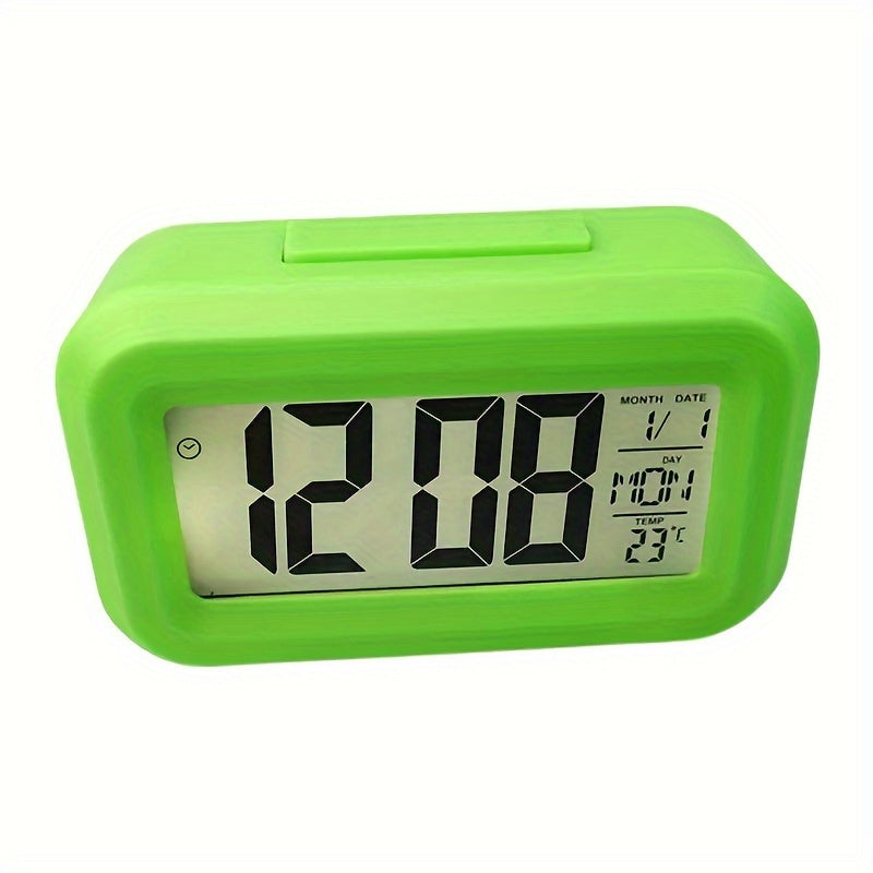 Skorter | SmartAlarm - Mini LCD Alarm Clock with Music and Temperature Display