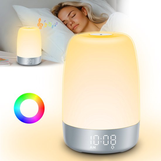 Skorter | Aurora Wake-Up Light with Natural Sounds – Gentle Sunrise Alarm Clock for a Refreshing Start