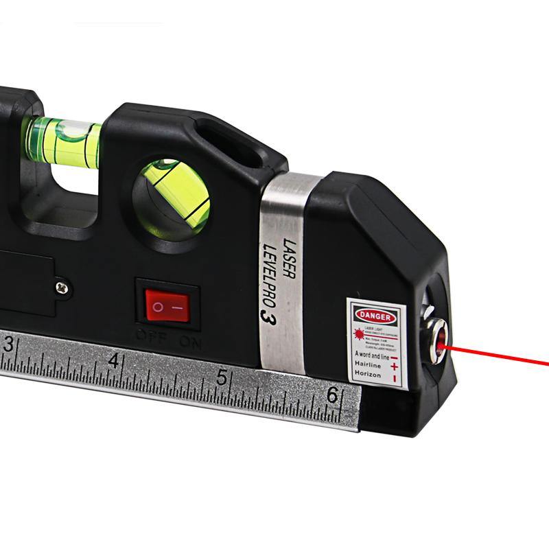 Skorter | Laser Level Ruler Multi-functional Household Infrared Decoration (Black)