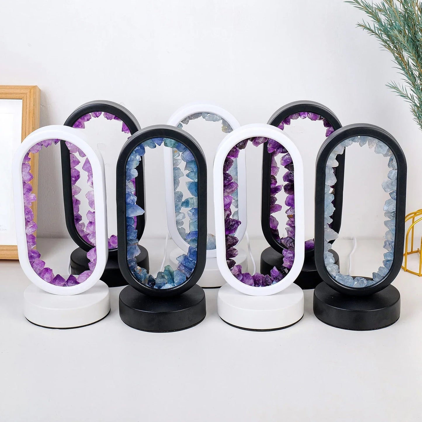 Skorter | CrystalGlow – Handmade amethyst atmospheric lamp for relaxation and peace