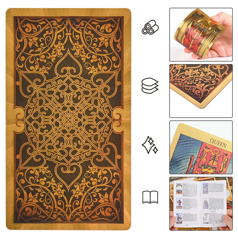 Skorter | Explore the Mystical World of Tarot Gold Foil Tarot