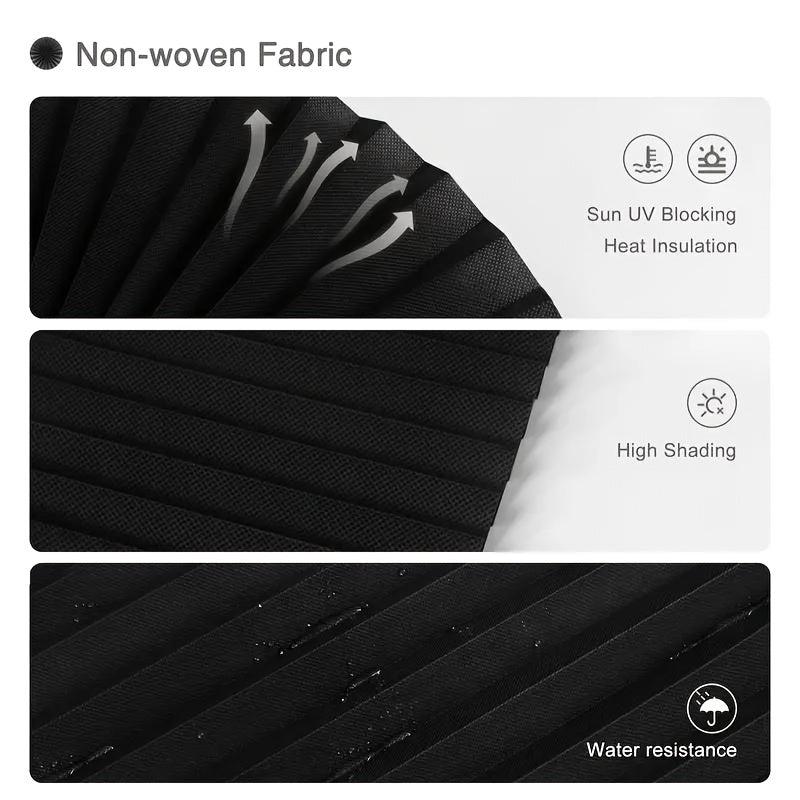 Skorter | 1 Piece Cordless Room Darkening Curtain - Light Filtering, Curved Window Cover for Living Room and Bedroom