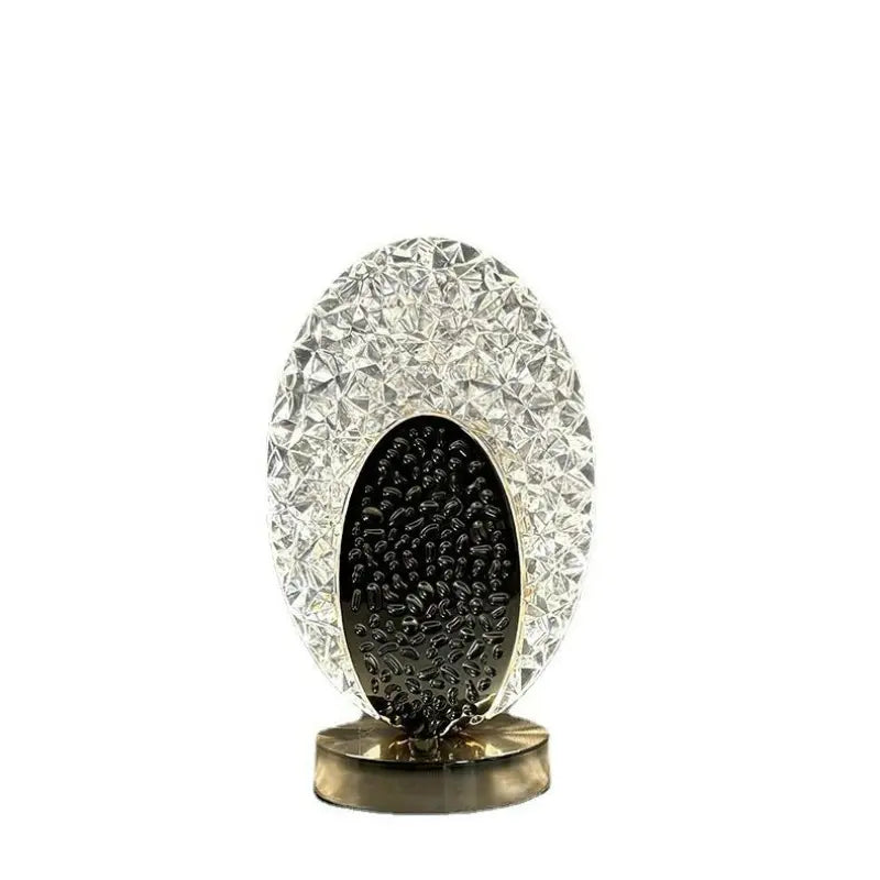 Skorter | Modern & Luxury Peacock Table Lamp - CrystalGlow