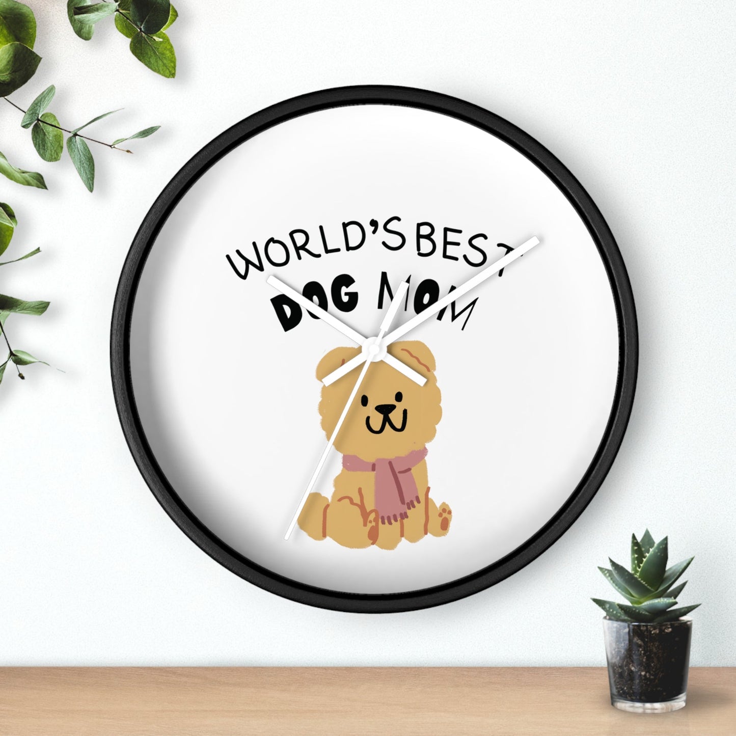 Skorter | Best Dog Mom Wall clock