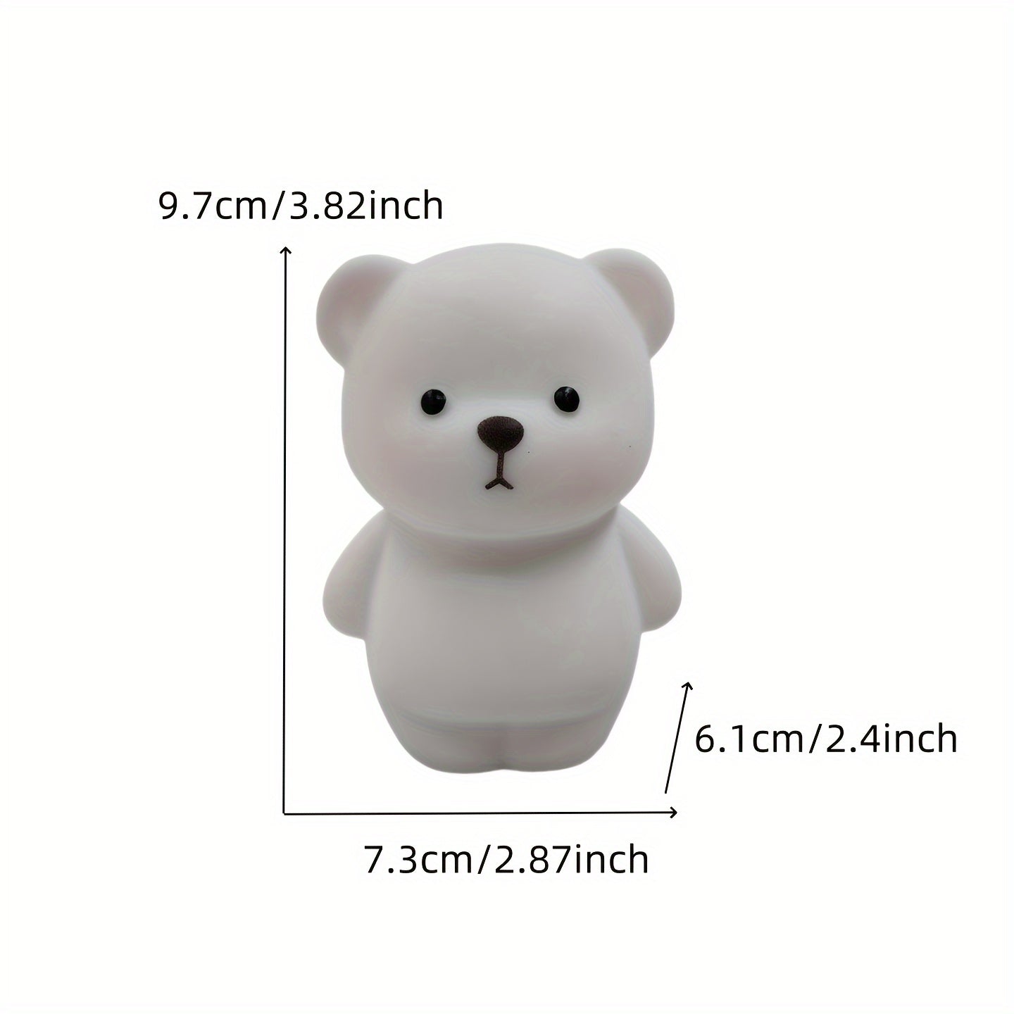 Skorter | RusticBear - Freestanding Bear Night Lamp with LED Spotlight