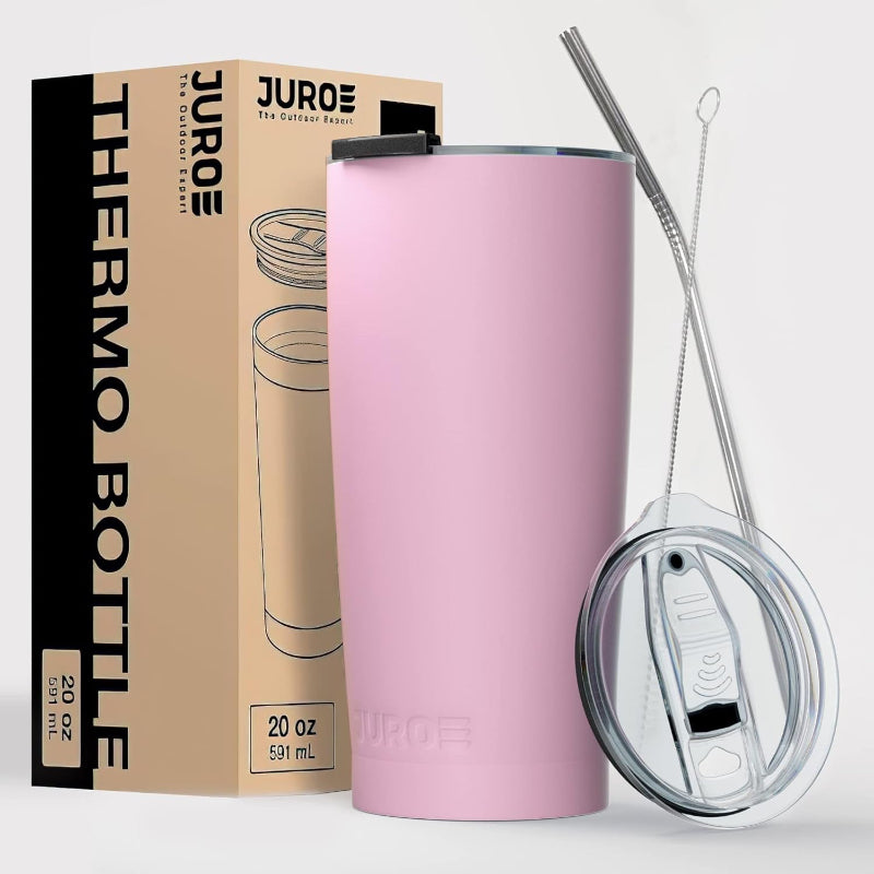 Skørter | 20oz Stainless Steel Travel Mug, Vacuum Insulated with Lid and Straw for Hot and Cold Beverages