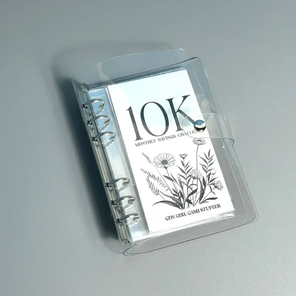 Skorter | 12-Month Envelopes Money-Saving Challenges Binder