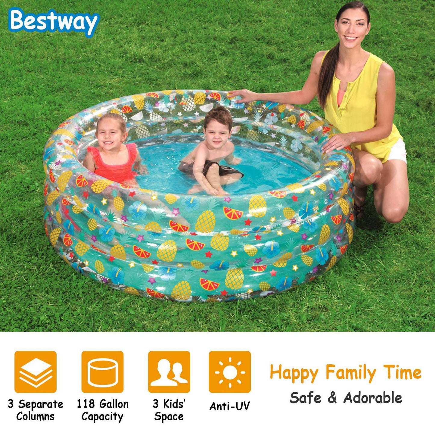 Skorter | 59x21" Inflatable Swimming Pool