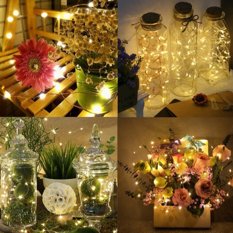 Skorter | Royelux Solar String Lights Fairy Lights - Waterproof Outdoor LED