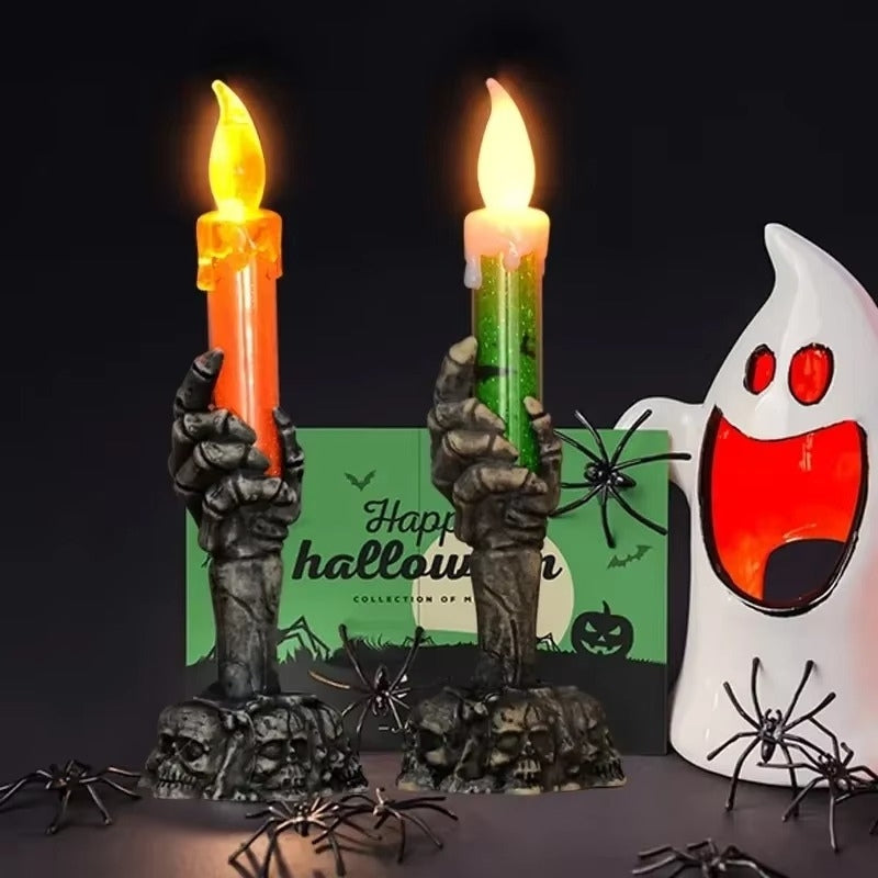 Skorter | SpookHand LED Skeleton Hand Candle Halloween Decoration