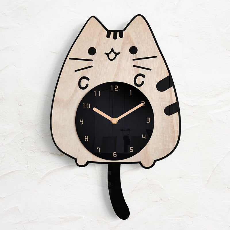 Skorter | PurrTime - Swinging Cat Wall Clock