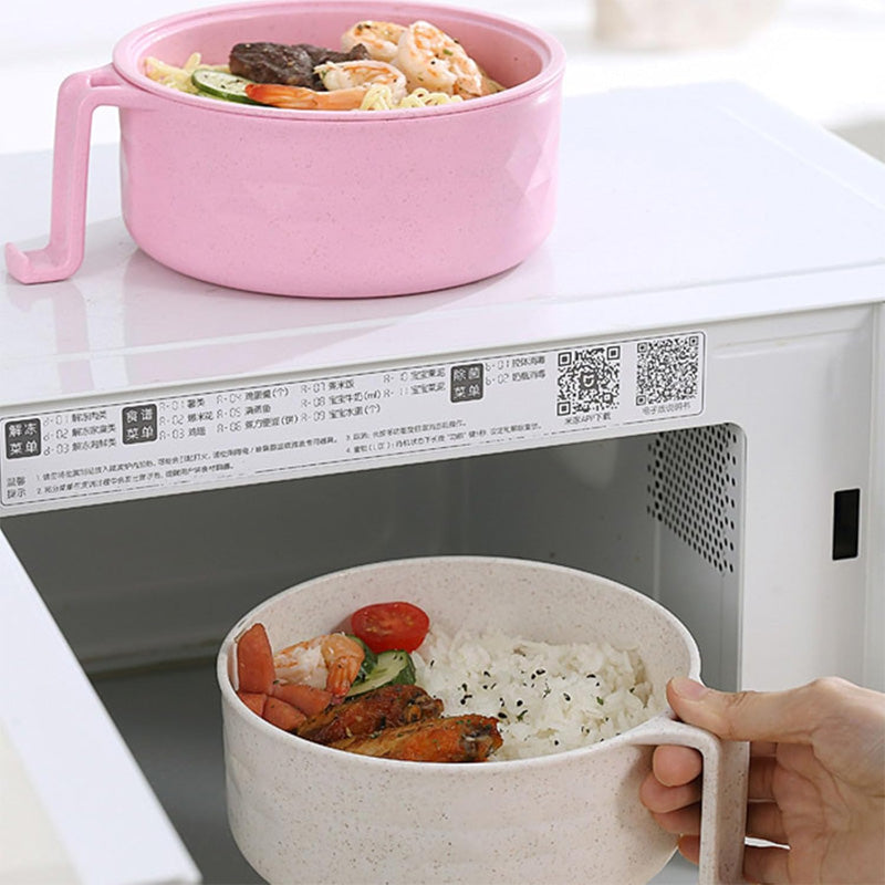 skorter | 1200 Ml Microwave Noodle Bowls With Strainer