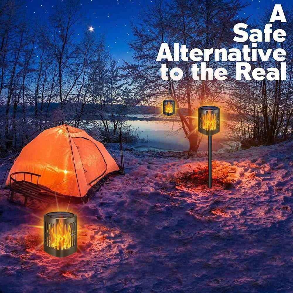 Skorter | Solar LED Flame Lantern – Decorative Outdoor Lighting for Garden and Terrace with Hanging Possibility