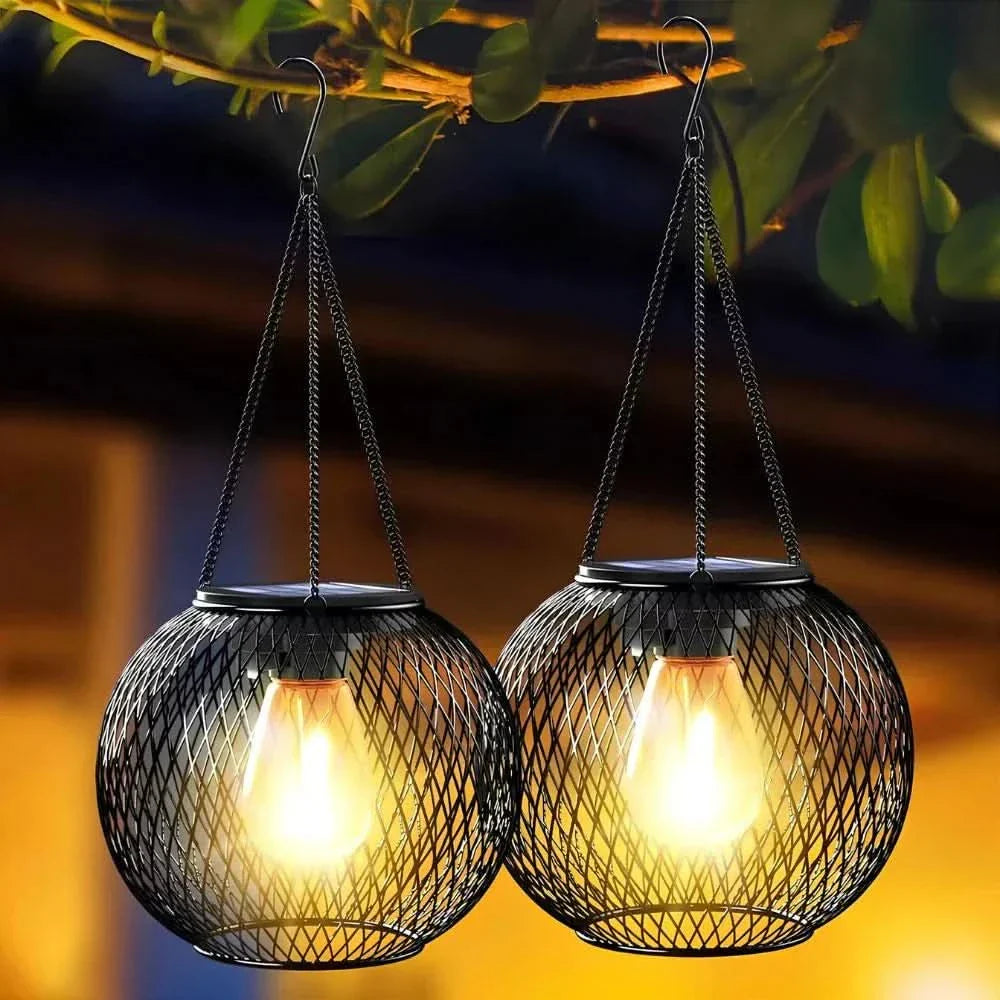 Skorter | Sunny Garden Solar Lantern – Waterproof LED Outdoor Light with Auto Sensor
