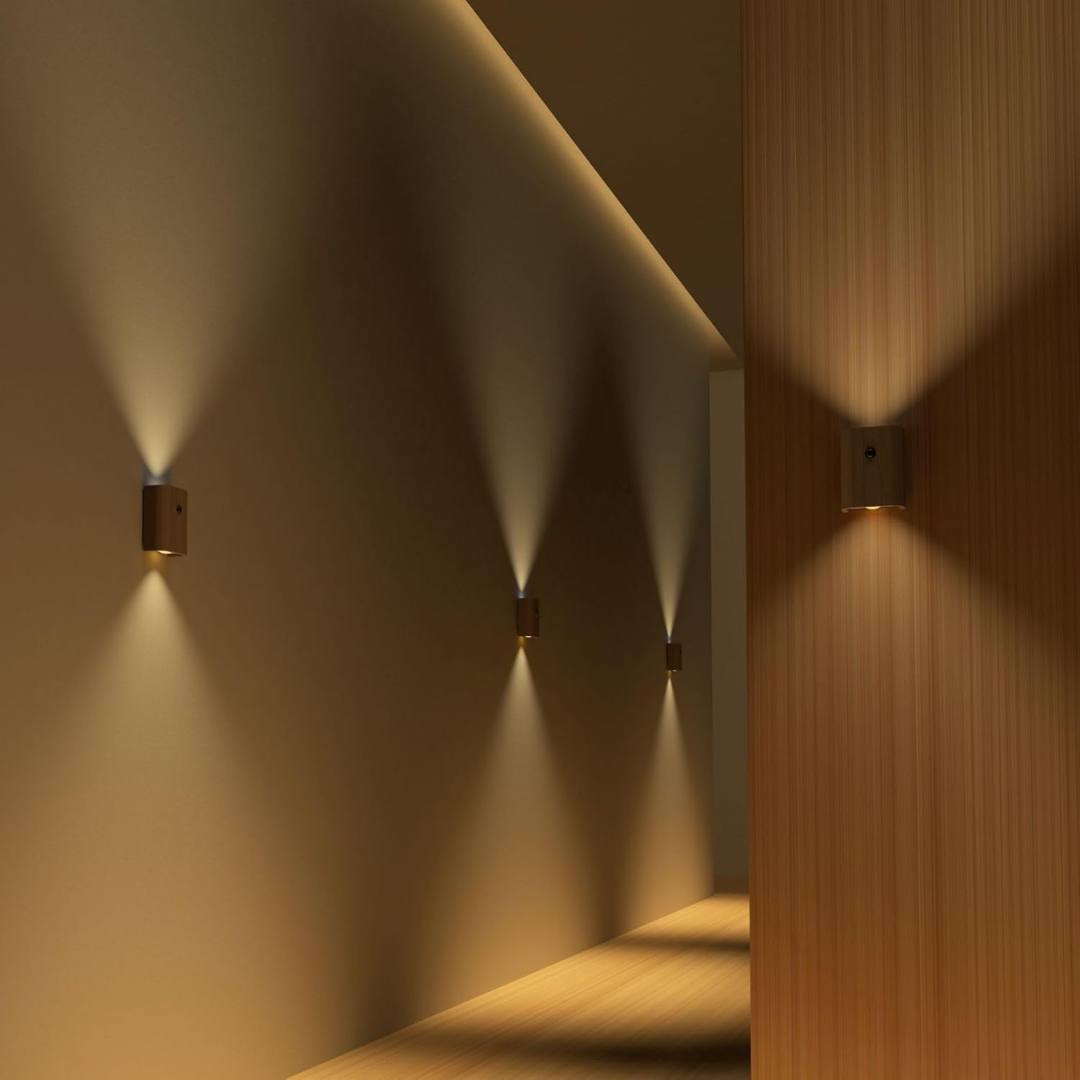 Skorter | Rechargeable LED Wall Light with Motion Sensor – Warm White