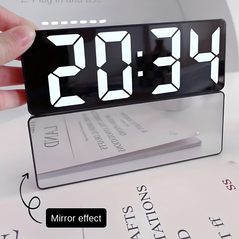 Skorter | Digital LED Mirror Alarm Clock