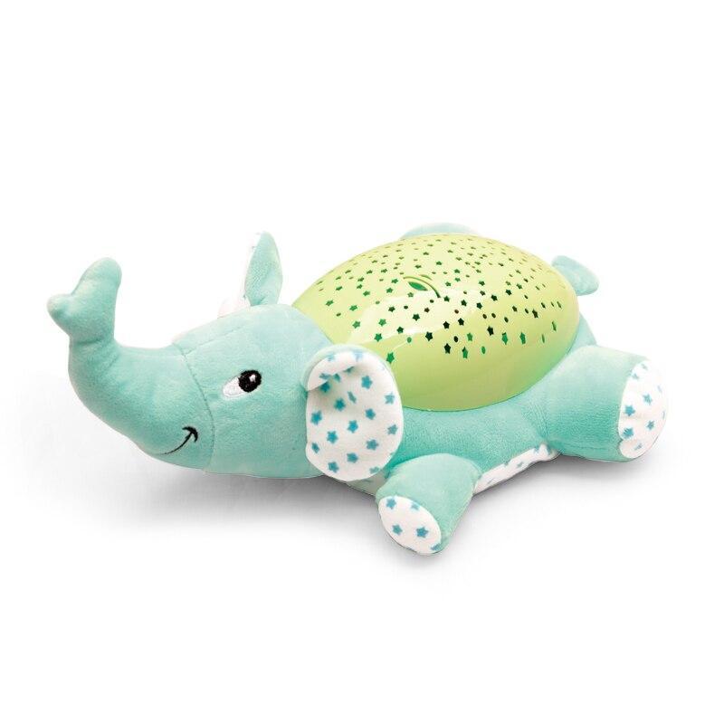 Skorter | Sleep LED Lighting Stuffed Animal Led Night Lamp Plush Toys With Music & Stars Projector Light